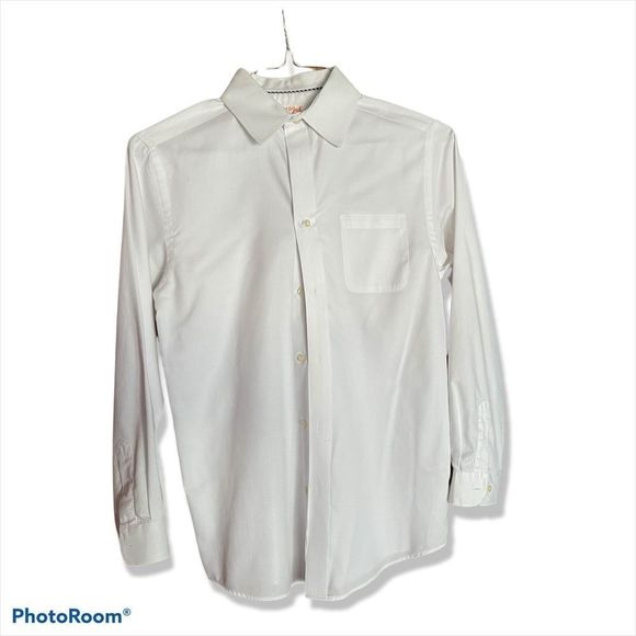 White Button-up Dress Shirt Sz XL 16 Cat & Jack - Picture 4 of 12